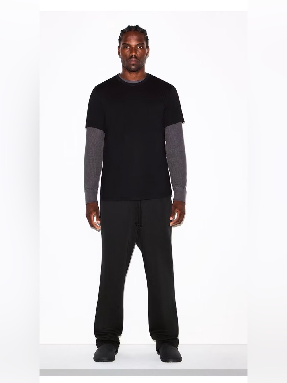 Skims Technically Structured Straight Leg Sweatpants , Large